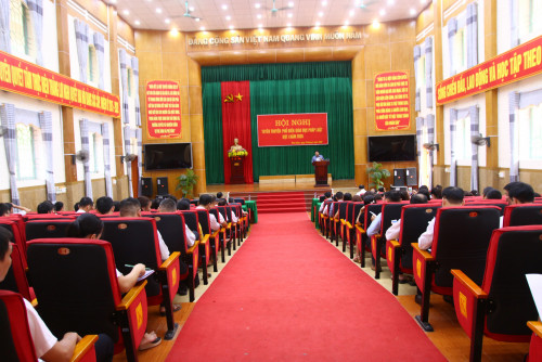 Huyện Than Uyên tổ chức hội nghị tuyên truyền, PBGDPL đợt I năm 2020