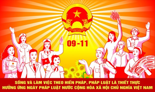 Khẩu hiệu Ngày pháp luật Việt Nam năm 2022