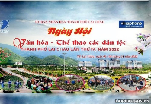 Từ ngày 3 - 5/11/2022 sẽ diễn ra Ngày hội Văn hóa - Thể thao các dân tộc thành phố Lai Châu lần thứ IV năm 2022.