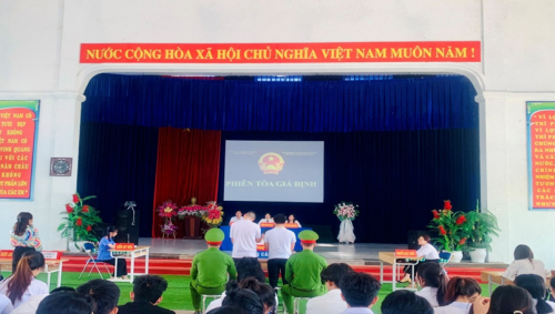 Phiên tòa giả định tại trường THPT Mường Than, huyện Than Uyên