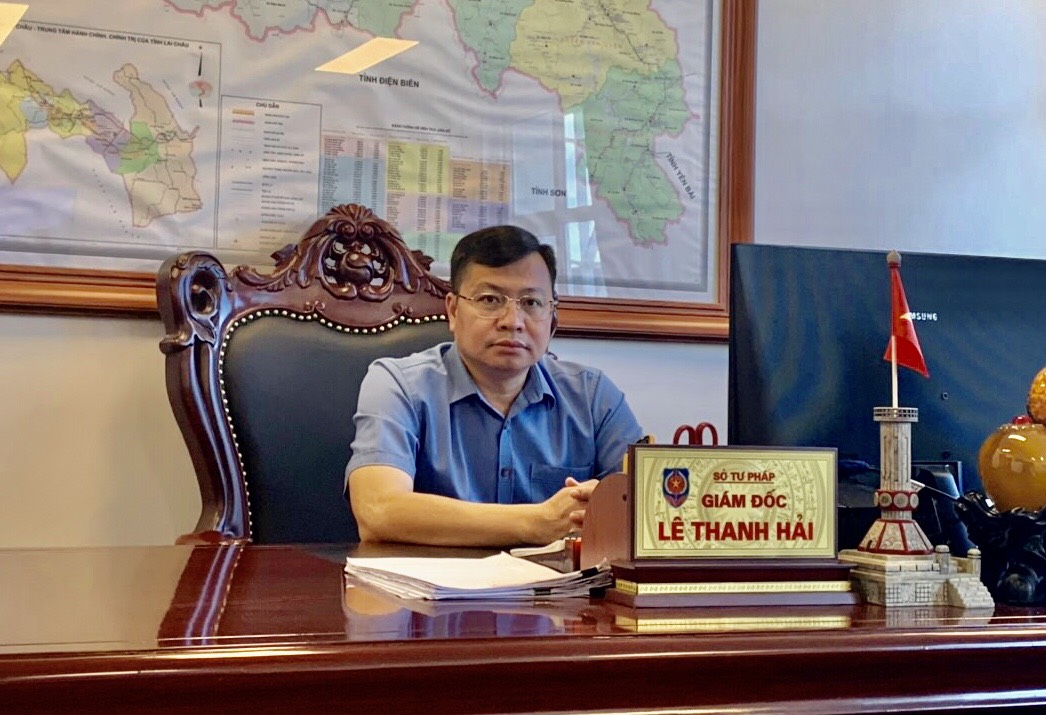 Đ/c Lê Thanh Hải - Giám đốc Sở Tư pháp - Phó Chủ tịch Thường trực Hội đồng phối hợp PBGDPL