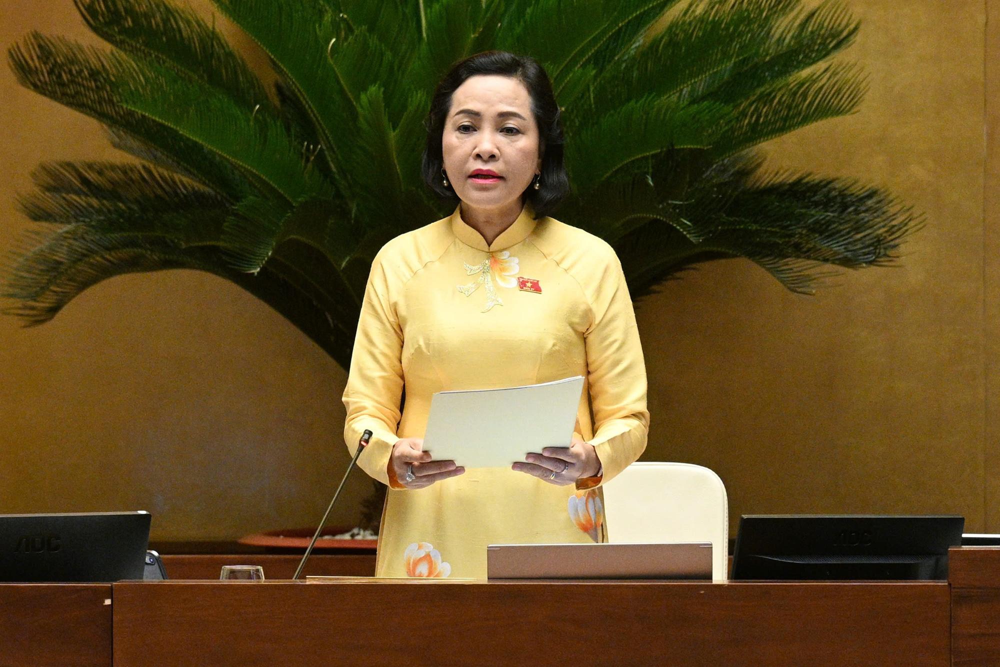 Phó Chủ tịch Quốc hội Nguyễn Thị Thanh điều hành phiên thảo luận
