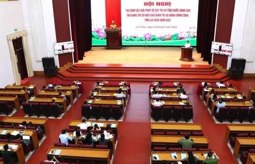 Hội nghị Tọa đàm các giải pháp để duy trì và từng bước nâng cao thứ hạng chỉ số hiệu quả quản trị và hành chính công tỉnh năm 2022