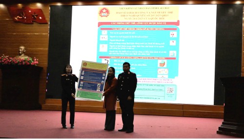 Viện kiểm sát nhân dân tỉnh Lai Châu đẩy mạnh tuyên truyền Nghị quyết số 205/2025/QH15