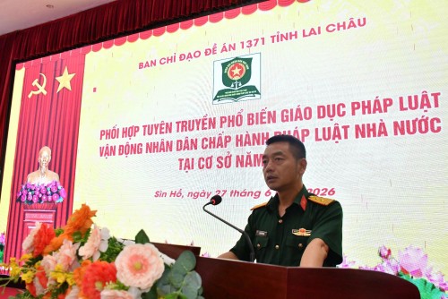 Đưa công tác phổ biến giáo dục pháp luật đến với cơ sở tại xã Sìn Hồ, tỉnh Lai Châu thông qua Đề án 1371