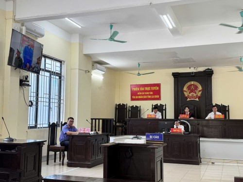 VKSND khu vực 1 - Lai Châu tổ chức hai phiên tòa hình sự rút kinh nghiệm