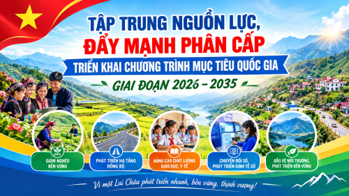 Tập trung nguồn lực, đẩy mạnh phân cấp triển khai chương trình mục tiêu quốc gia giai đoạn 2026 – 2035