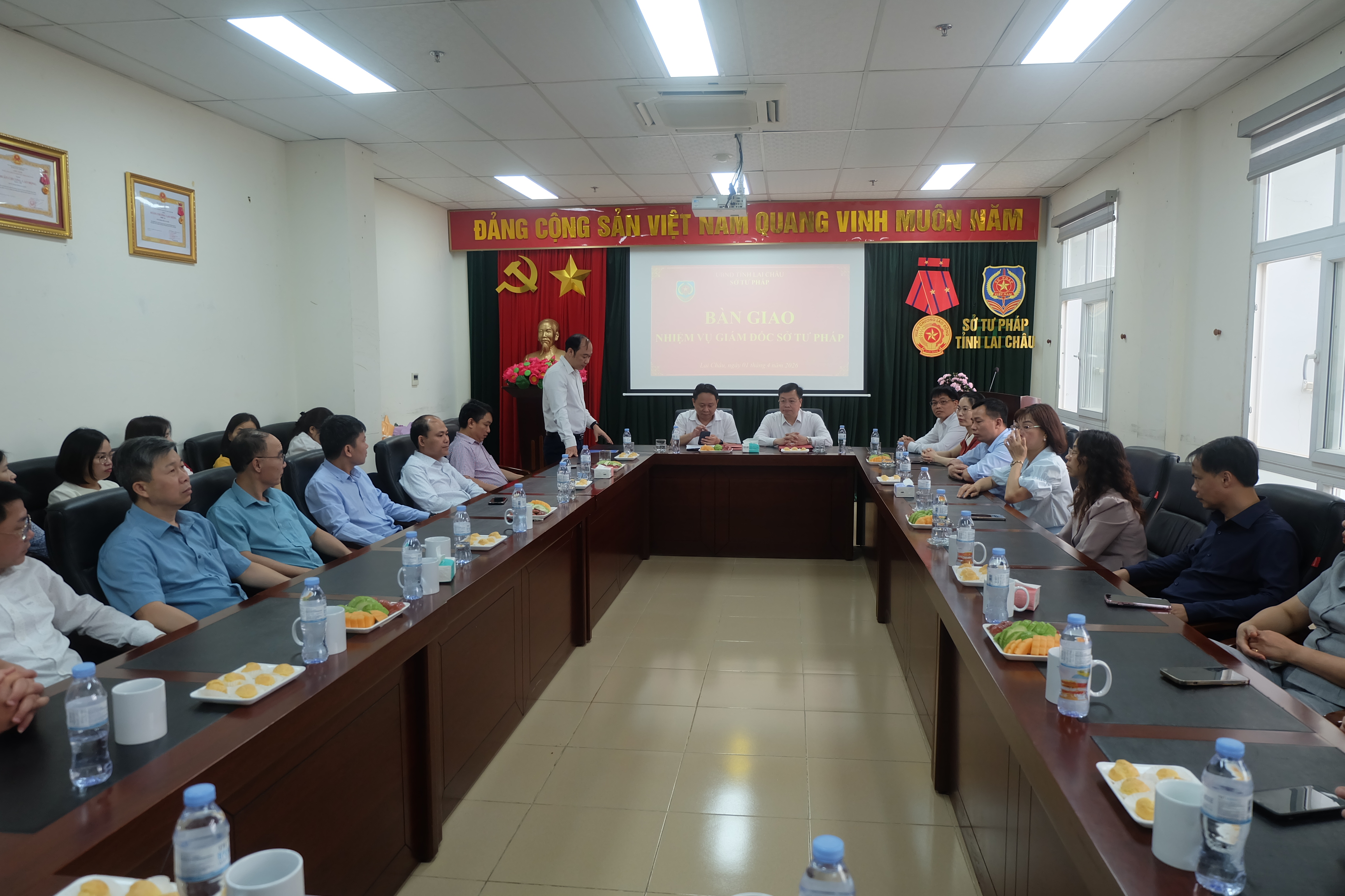 Lãnh đạo Chánh Thanh tra tỉnh phát biểu hội nghị