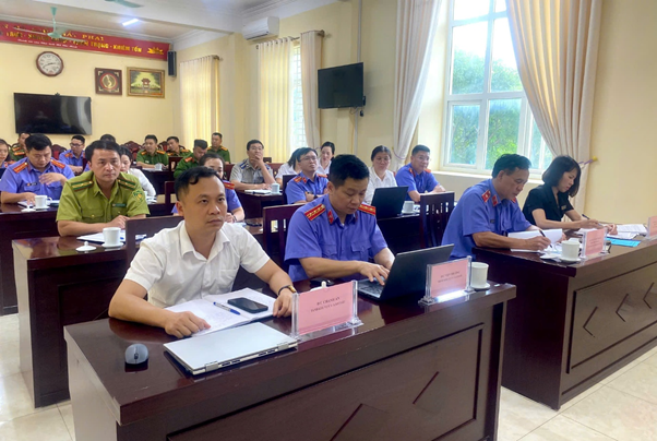 Viện kiểm sát nhân dân khu vực 1 - Lai Châu chủ trì Hội nghị giao ban liên ngành tố tụng 06 tháng đầu năm 2026