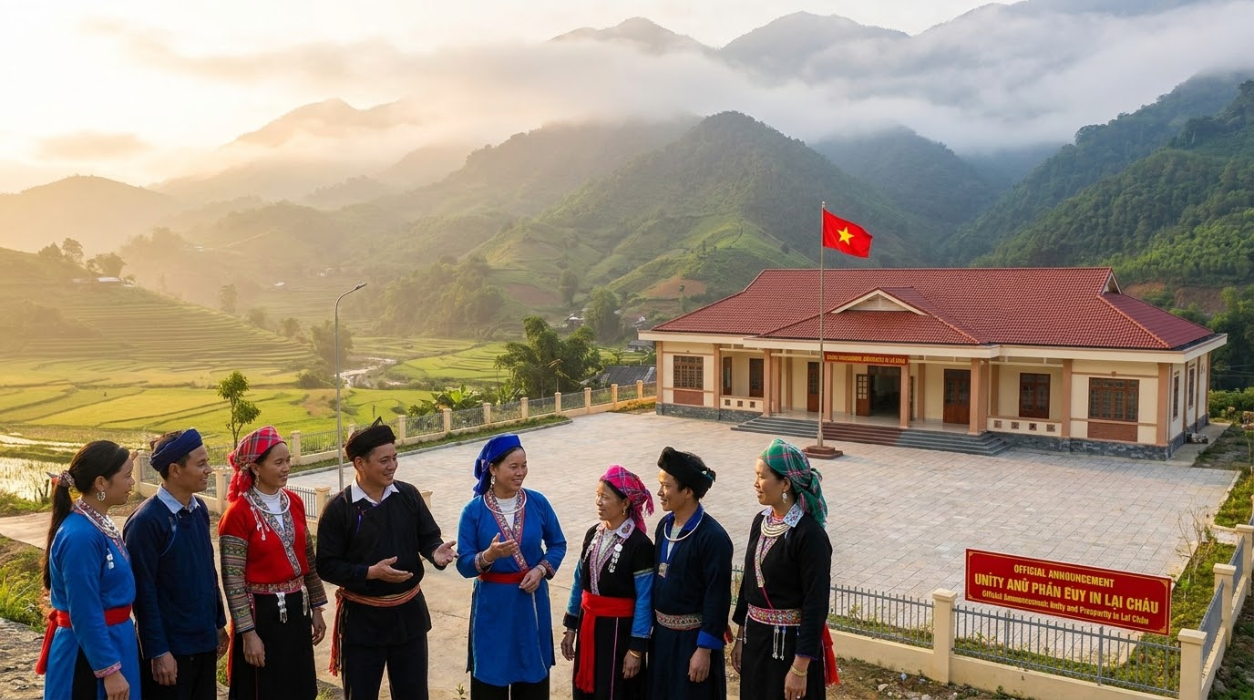LAI CHÂU BAN HÀNH QUYẾT ĐỊNH PHÊ DUYỆT DANH SÁCH THÔN VÙNG DÂN TỘC THIỂU SỐ VÀ MIỀN NÚI, THÔN ĐẶC BIỆT KHÓ KHĂN GIAI ĐOẠN 2026 - 2030