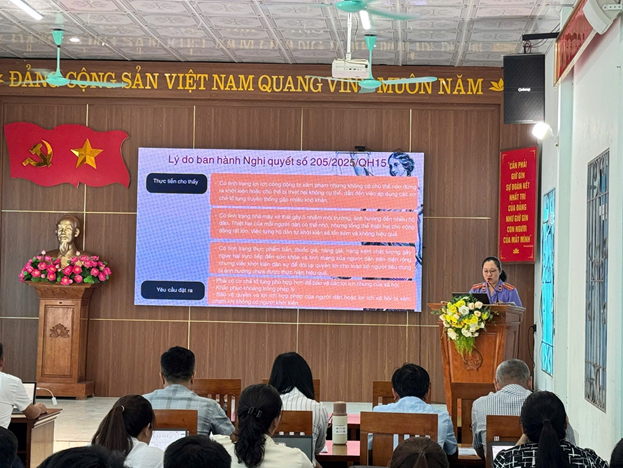 VKSND khu vực 1 – Lai Châu phối hợp tuyên truyền Nghị quyết số 205/2025/QH15 tại xã Khun Há, tỉnh Lai Châu